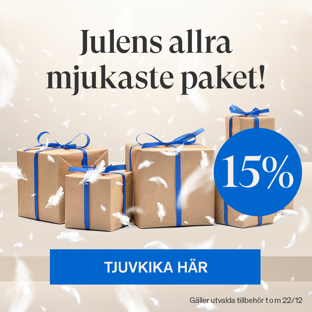 Julens allra mjukaste paket! 15% på utvalda varor.